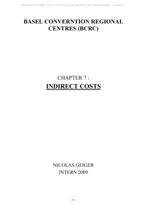 Annex 7 Indirect Costs