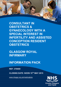 Obstetrics - NHS Greater Glasgow and Clyde