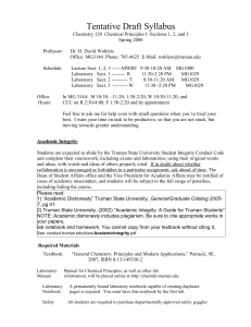 Chemical Principles I - H. David Wohlers