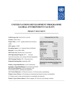 GEF - Global Environment Facility