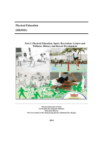 Physical Education, Sport, Recreation, Leisure and Wellness