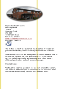 Practice Leaflet> - Haymarket Health Centre