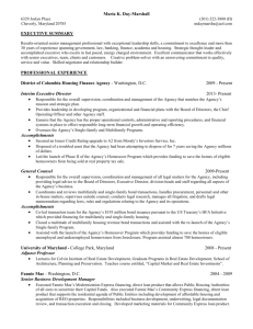 Maria Day-Marshall Resume - University of Maryland School of