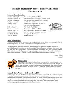 January Newsletter - Kennedy Elementary School