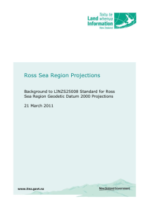 3 Ross Sea Region Projections - Land Information New Zealand