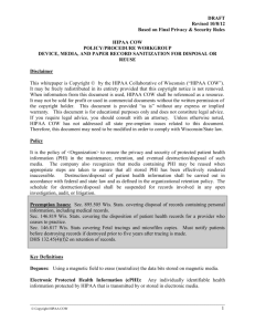 Device, Media, & Paper Record Sanitization for Disposal or Reuse