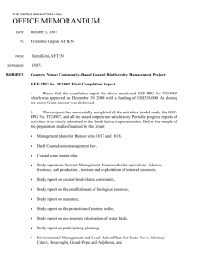 Bank Memorandum Form