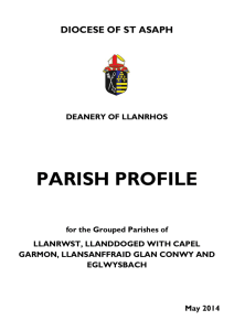 Llanrwst Group Parish Profile (May 2014)