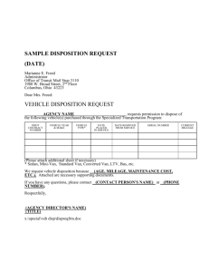 Disposition Request Form - Ohio Department of Transportation