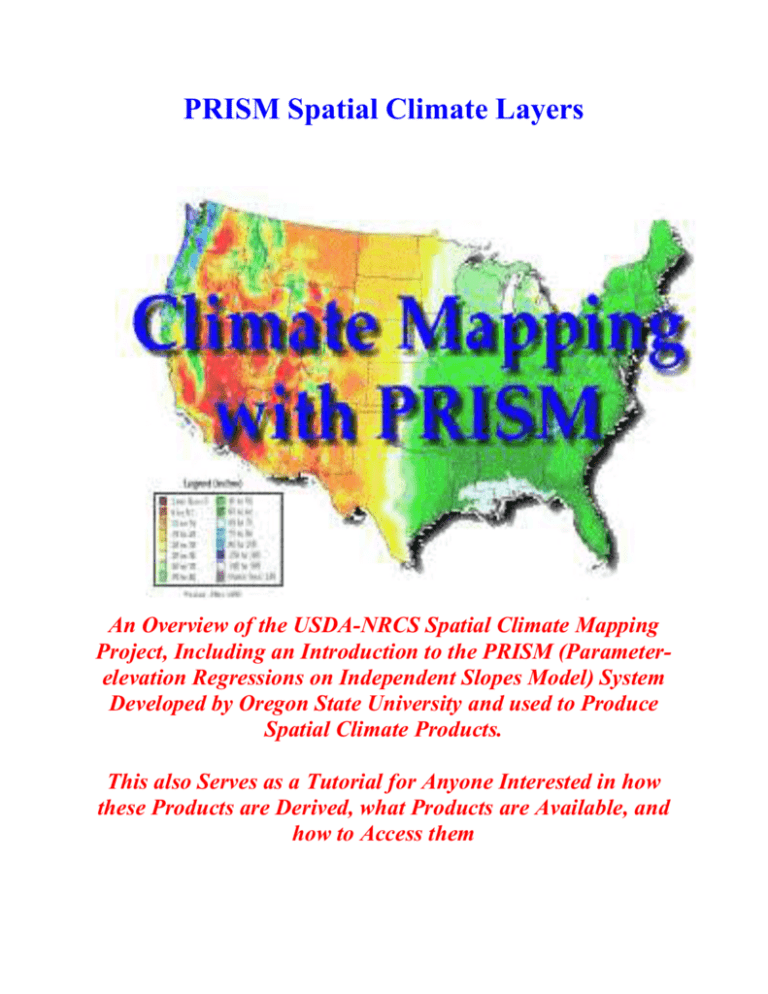 prisguid PRISM Climate Group