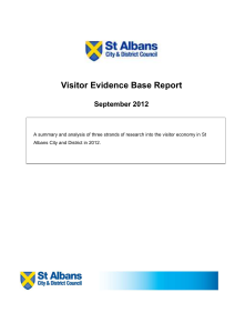 Visitor Evidence Base Report Final 1.0