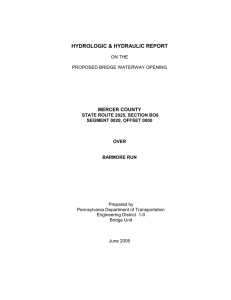 HYDROLOGIC & HYDRAULIC REPORT