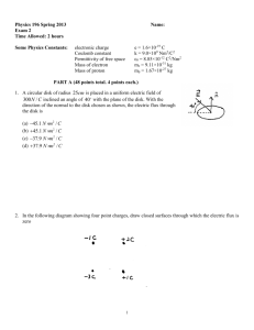 Exam 2 Physics 195B (3/14/02)