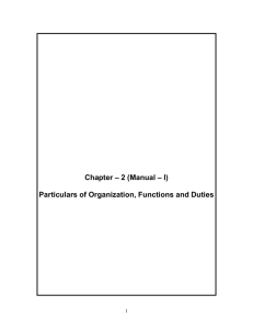 Chapter – 2 (Manual – I)