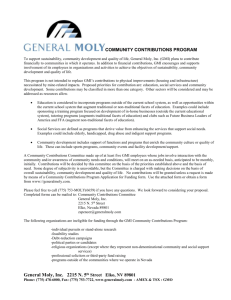 Community Grant Form