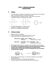 a2 topic 6 notes - nitrogen compounds