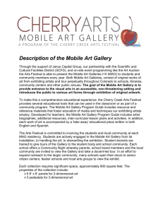Description of the Mobile Art Gallery
