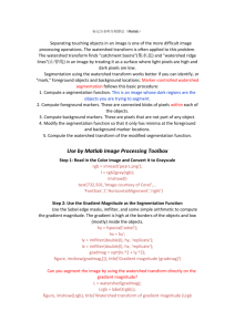 Remark-WatershedSegmentation