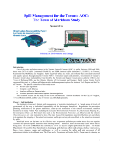 Markham - Toronto and Region Conservation Authority