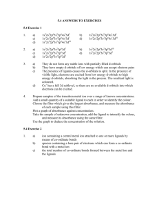 Answers - A-level chemistry