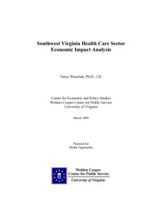 Southwest Virginia Health Care Sector Impact Analysis