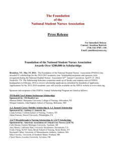 in Scholarships - National Student Nurses Association