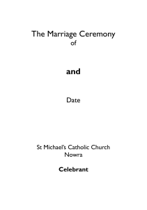 StandardMarriagebooklet