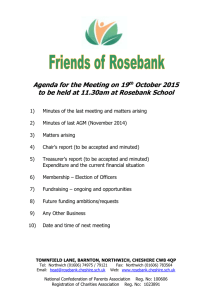 FRIENDS OF ROSEBANK SCHOOL