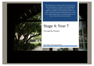 Stage 4: Year 7 - English Teachers Association of NSW