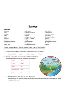Nitrogen cycle review - North Penn School District