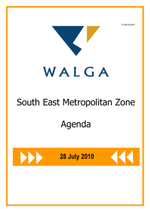 Agenda South East Metro Zone 020806