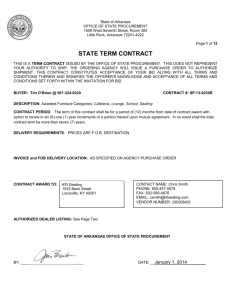 State Term Contract