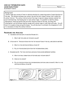 HOW DO TOPOGRAPHIC MAPS SHOW ELEVATION