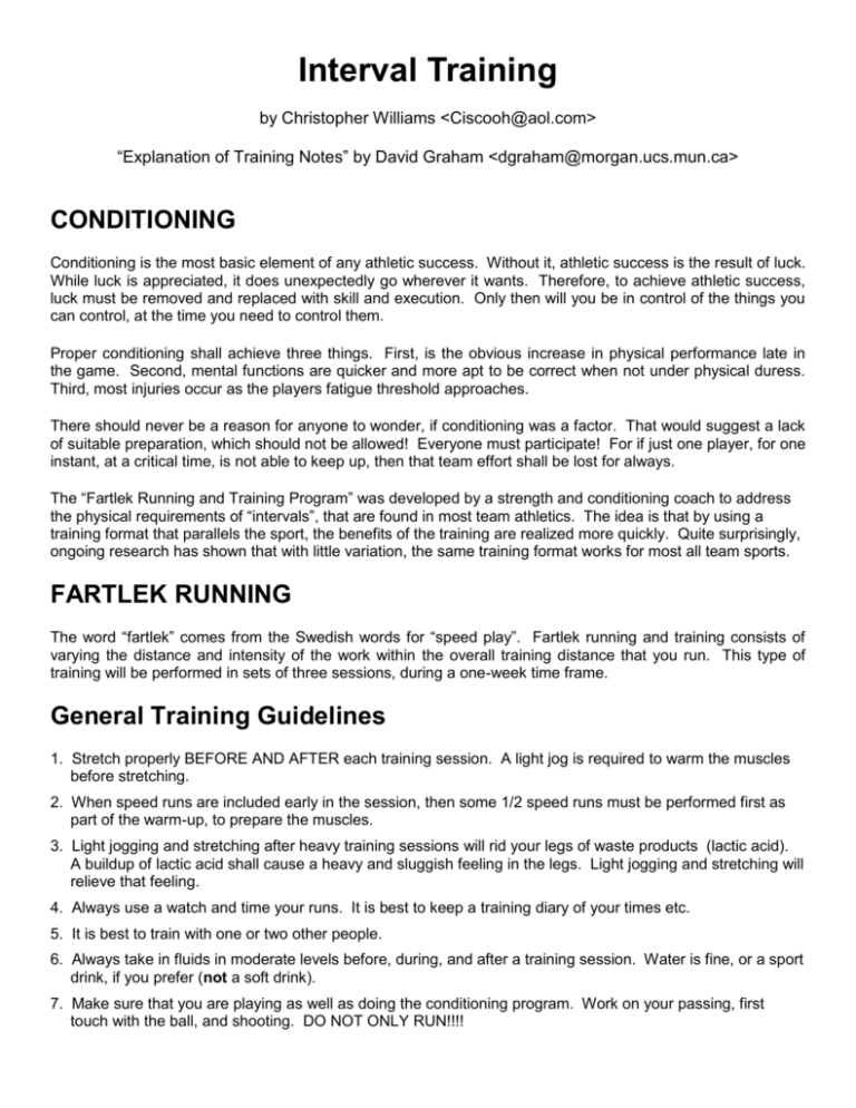 Interval Training