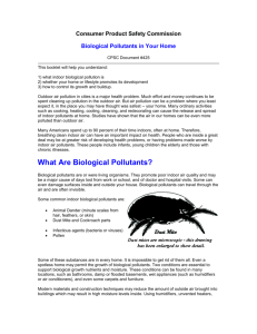 What Are Biological Pollutants?