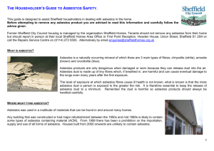 The Householder`s Guide to Asbestos Safety