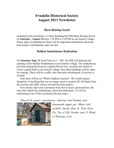 August_2013_Newsletter - Franklin Historical Society