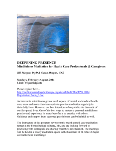 Deepening Presence - The Institute for Meditation and Psychotherapy