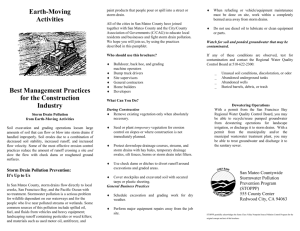 Earth-Moving - San Mateo Countywide Stormwater Pollution