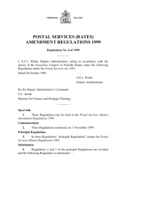 PostalServices(Rates)