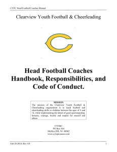 Head Football Coaches Handbook