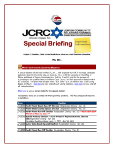 May 11 - Greater Miami Jewish Federation