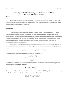 Chemistry 212 Lab