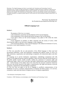 Official Language Law