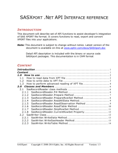 View API documentation