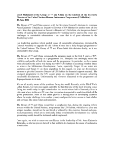 Group of 77 and China Statement on the Extension of - UN