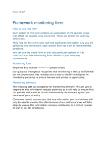 HS07 | Framework monitoring form