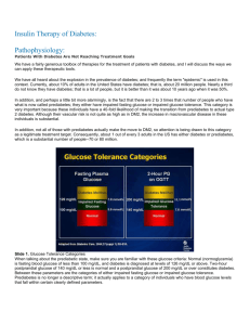 Insulin Therapy of Diabetes: