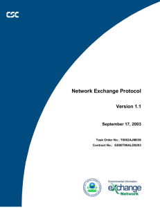 Network Exchange 1.0 Protocol