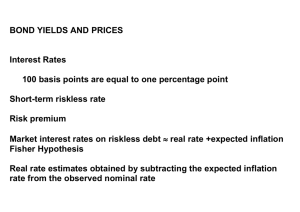 BOND YIELDS AND PRICES